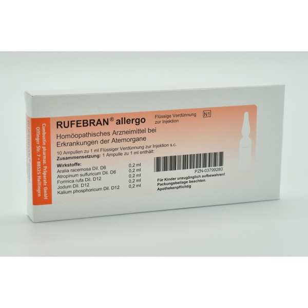 Rufebran allergo 100 fiale x 1 ml