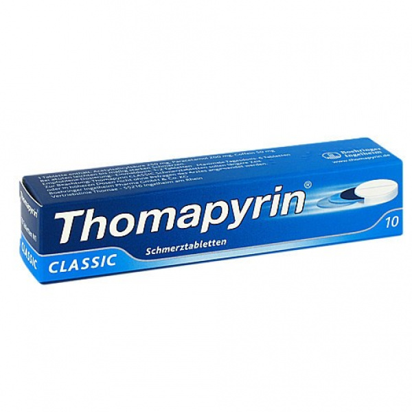 Thomapyrin Classic antidolorifico confezione da 10 compresse