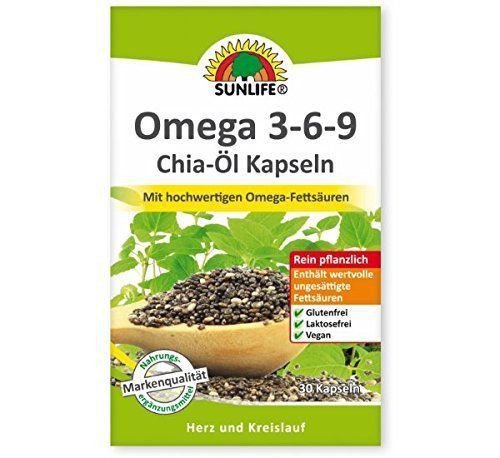 Omega 3-6-9 Chia öl olio di semi di chia confezione da 30 capsule -  Erbofarma farmaci, generici, omeopatici e integratori alimentari