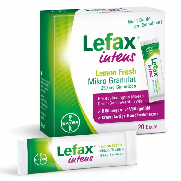 LEFAX intens Lemon Fresh micro granuli. 250 mg confezione da 20 pz