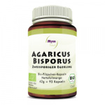 Agaricus bisporus capsule in polvere di funghi BIO confezione da 93 pz