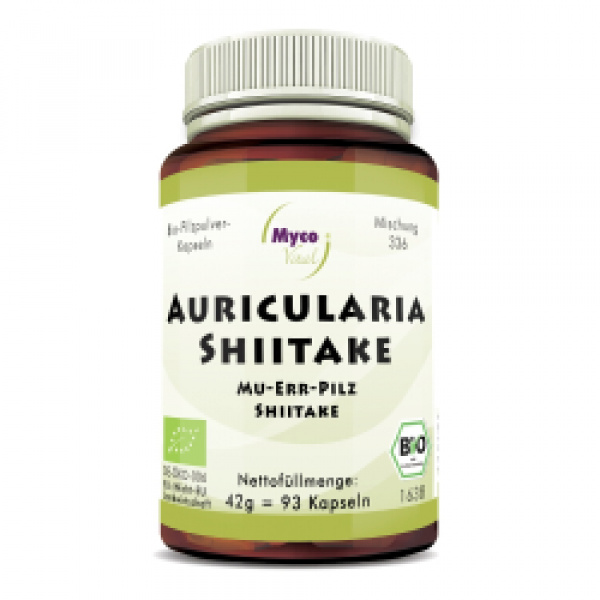 Auricularia shiitake confezione da 93 capsule