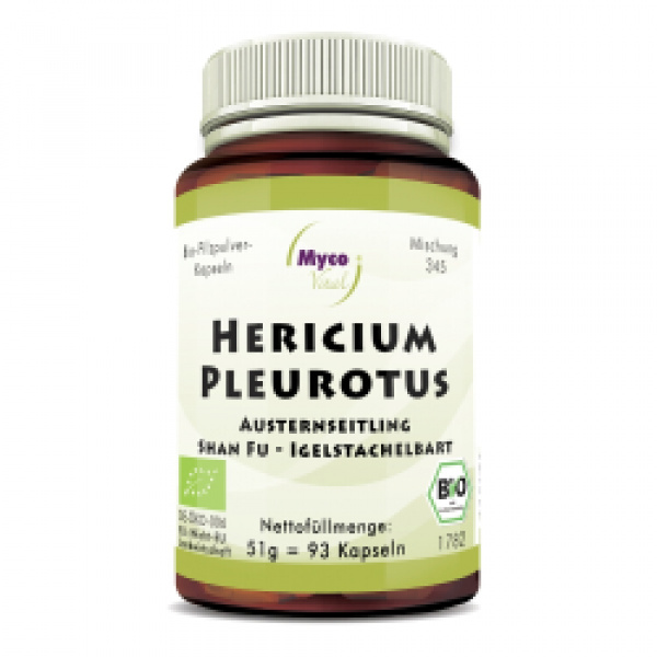 Hericium pleurotus confezione da 93 capsule