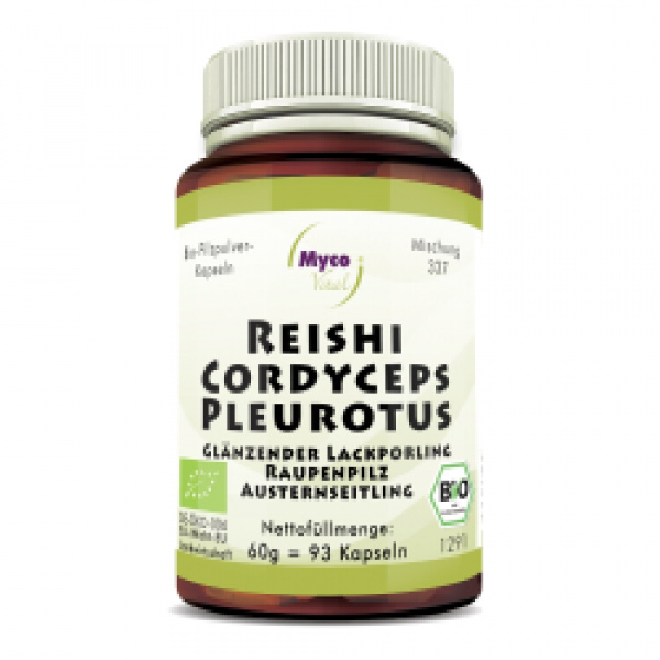 Reishi cordyceps pleurotus confezione da 93 capsule