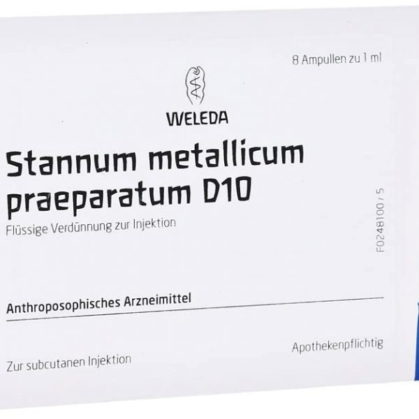STANNUM MET. prep D10  8x1ml fiale