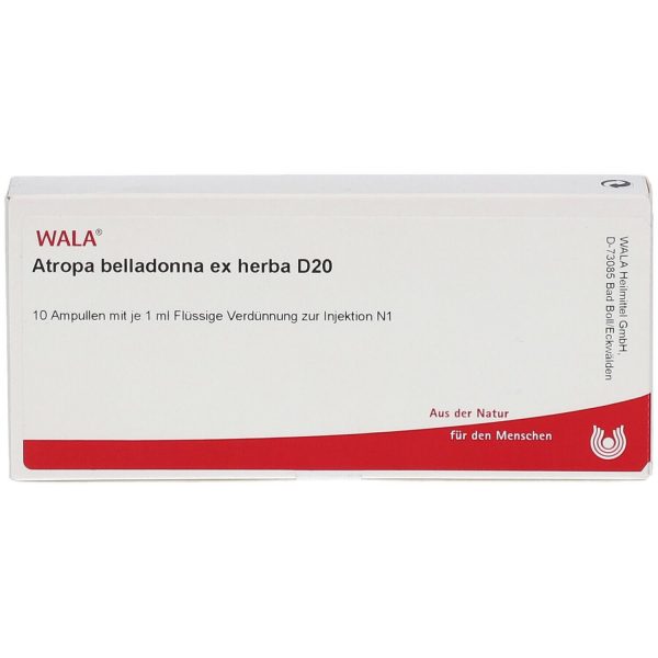 ATROPA BELLADONNA EX HERBA D20  - FIALE 10 X 1 ML