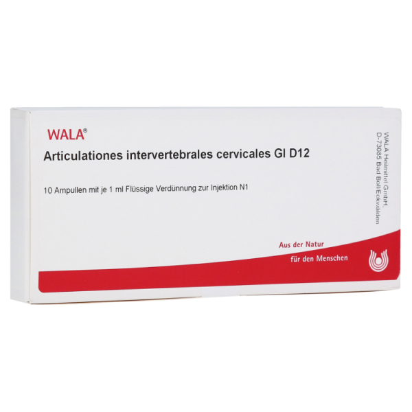ARTICULATIONES INTERVERTEBRALES CERVICALES GL D12  - FIALE 10 X 1 ML