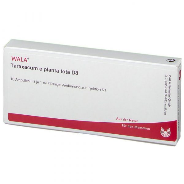 Taraxacum e planta tota D8 - FIALE 10 X 1 ML