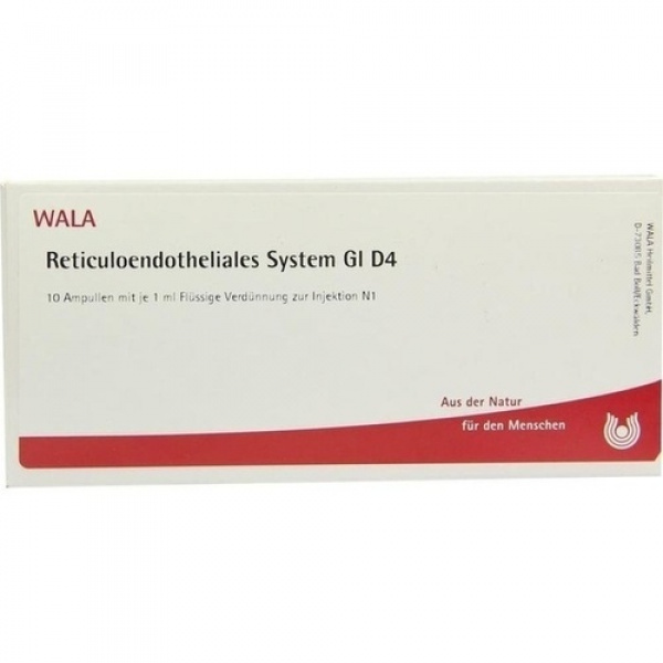 RETICULOENDOTHELIALES SYSTEM GL D4  - FIALE 10 X 1 ML