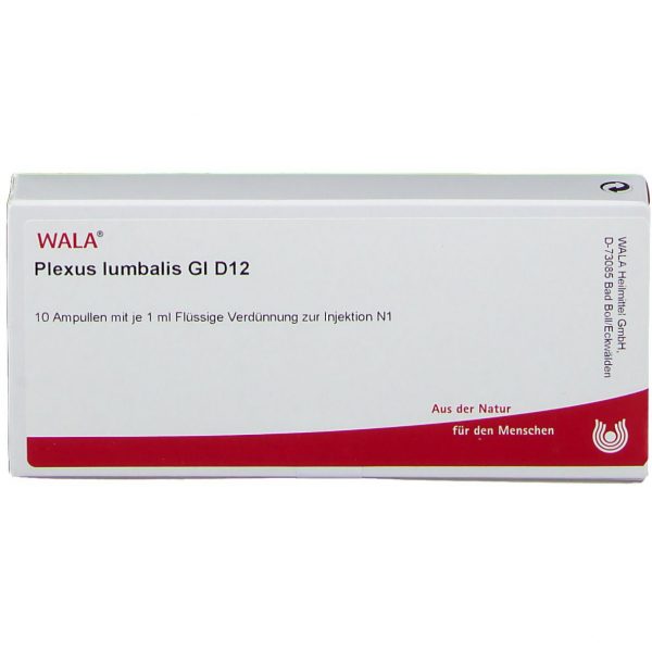 PLEXUS LUMBALIS D12   -  FIALE 10 X 1 ML