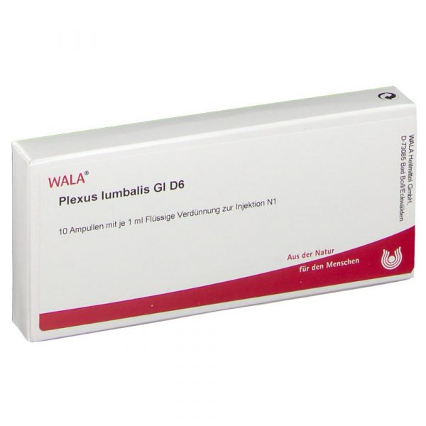 PLEXUS LUMBALIS GL D6  - FIALE  10 X 1 NL
