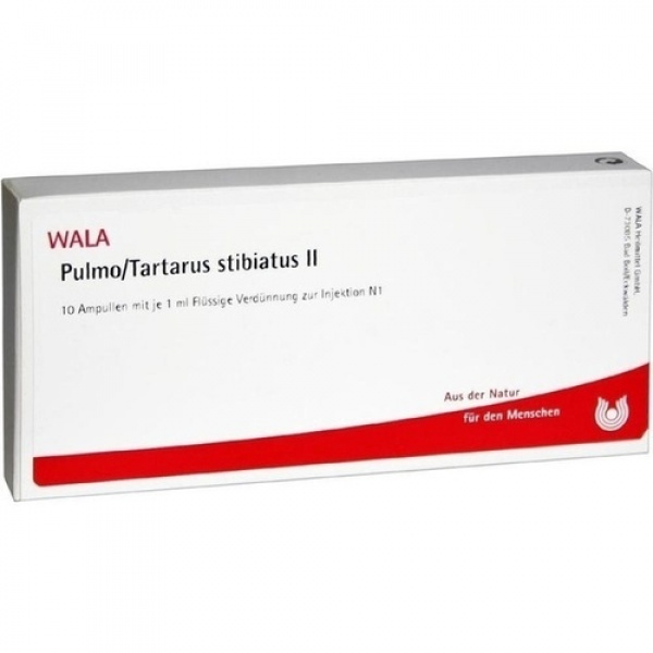 PULMO / TARTARUS STIBIATUS II  - FIALE 10 X 1 ML