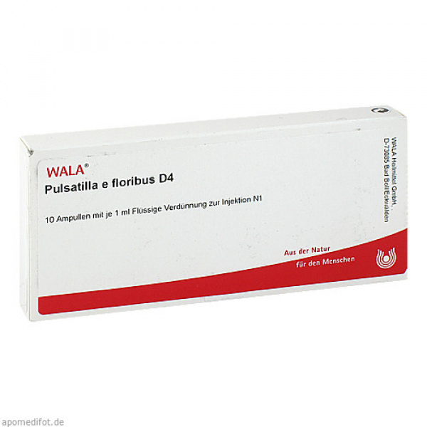 PULSATILLA E FLORIBUS D4  - FIALE 10 X 1 ML