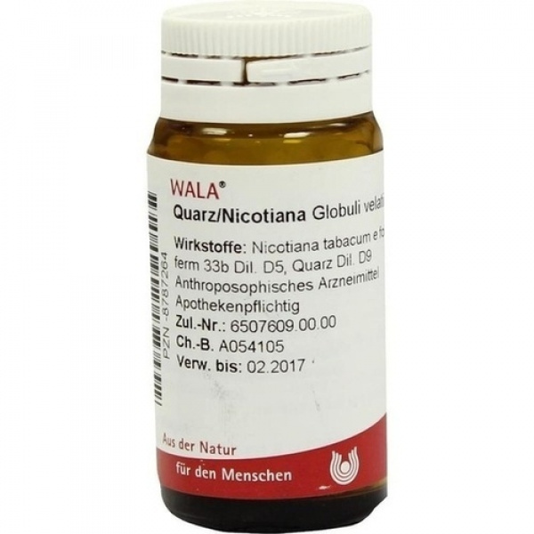 QUARZO/NICOTIANA   - GLOBULI 20 GR