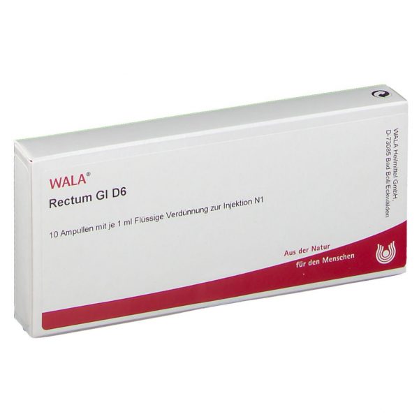 RECTUM GL D6  - FIALE 10 X 1 ML
