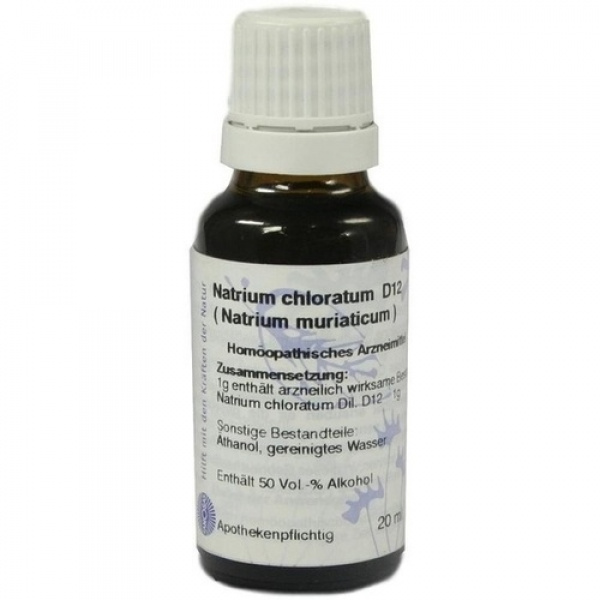 NATRIUM MURIATICUM D12 - 20ml