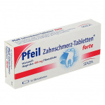 PFEIL Zahnschmerz-Tabletten mal di denti FORTE 400mg - compresse rivestite 10pz