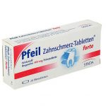 PFEIL Zahnschmerz-Tabletten mal di denti FORTE 400 mg - compresse rivestite 20pz