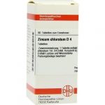 ZINCUM CHLORATUM D4 DHU COMPRESSE CONFEZIONE DA 80