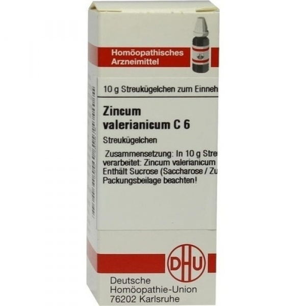 ZINCUM VALERIANICUM C6 DHU GLOBULI CONFEZIONE DA 10 G