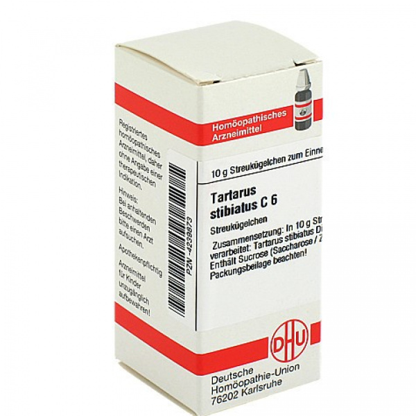 TARTARUS STIBIATUS C6 GLOBULI 10 G
