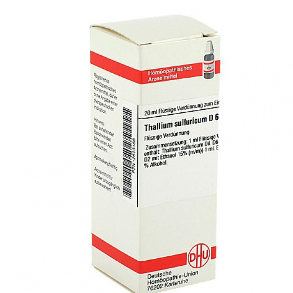 THALLIUM SULFURICUM D6 DILUIZIONE 20 ML