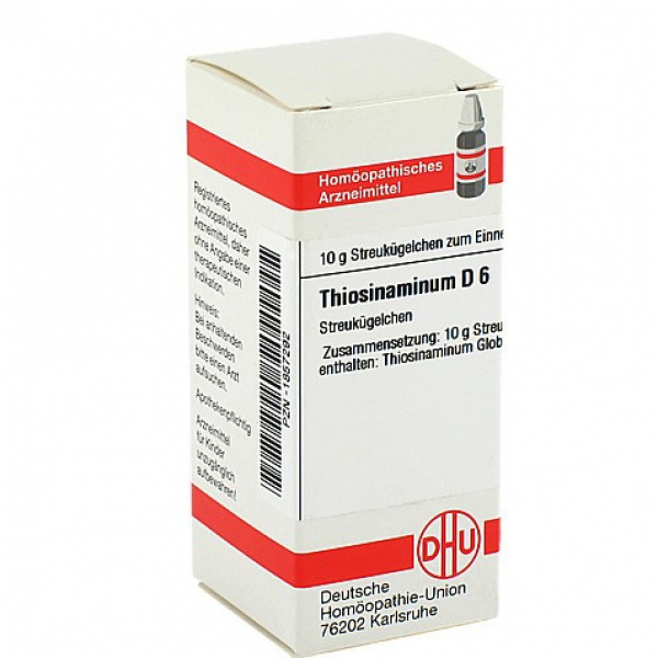 THIOSINAMINUM D6 GLOBULI 10 G