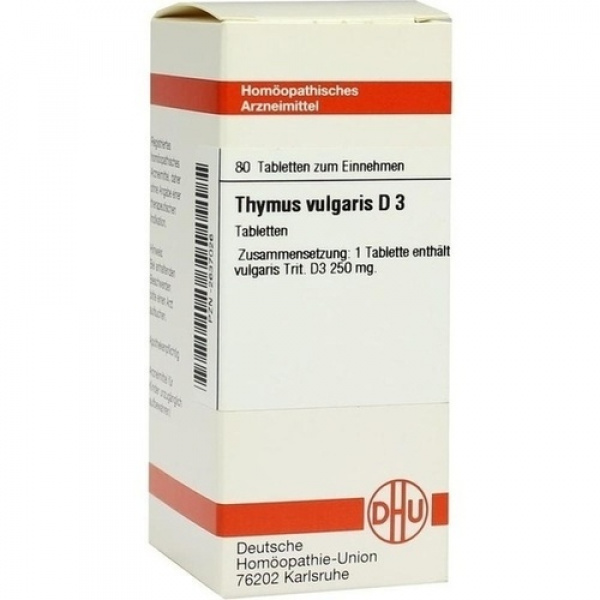 THYMUS VULGARIS D3 80 COMPRESSE