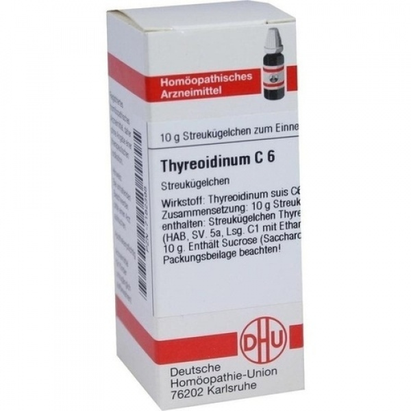 THYREOIDINUM C6 GLOBULI 10 G