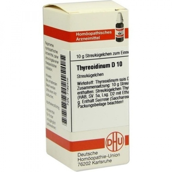 THYREOIDINUM D10 GLOBULI 10 G