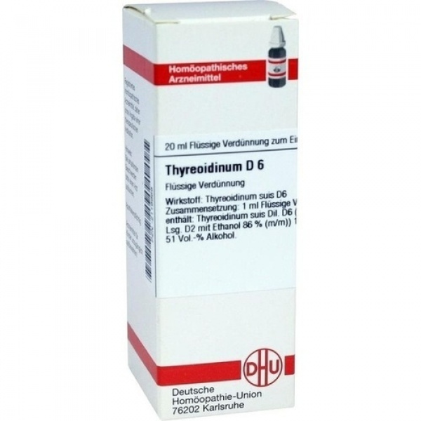 THYREOIDINUM D6 DILUIZIONE 20 ML
