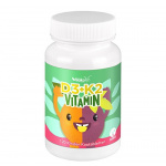 Vitamina D3 + K2 per bambini confezione da 120 compresse masticabili