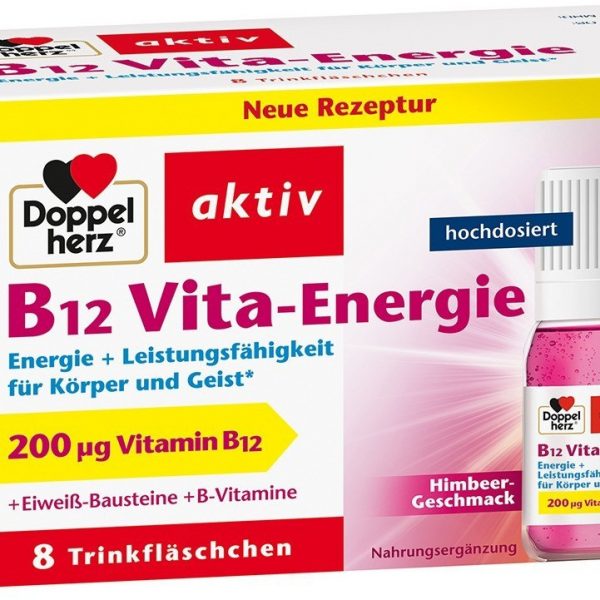 Doppelherz B12 Vita-Energie- 8 stk  (Doppio cuore B12 Vita energy 8 pz)