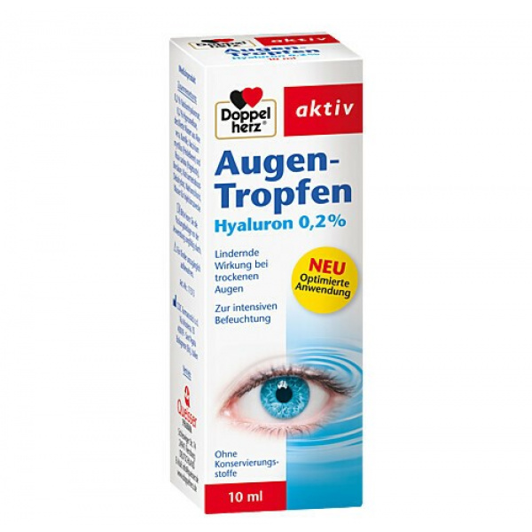DoppelHerz Augen Tropfen Hyaluron collirio ialuronico 0,2% - 10ml