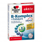 Doppelherz Complesso  B + acido folico depot 45 mini compresse
