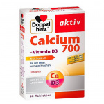 Doppelherz Aktiv Calcio 700 + Vitamina D3 - 80 compresse