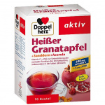 DoppelHerz preparato per bevanda calda al melograno + olivello spinoso + acerola - 10pz