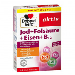 DoppelHerz iodio + Acido folico +Ferro + Vitamina B12 - 45 mini compresse
