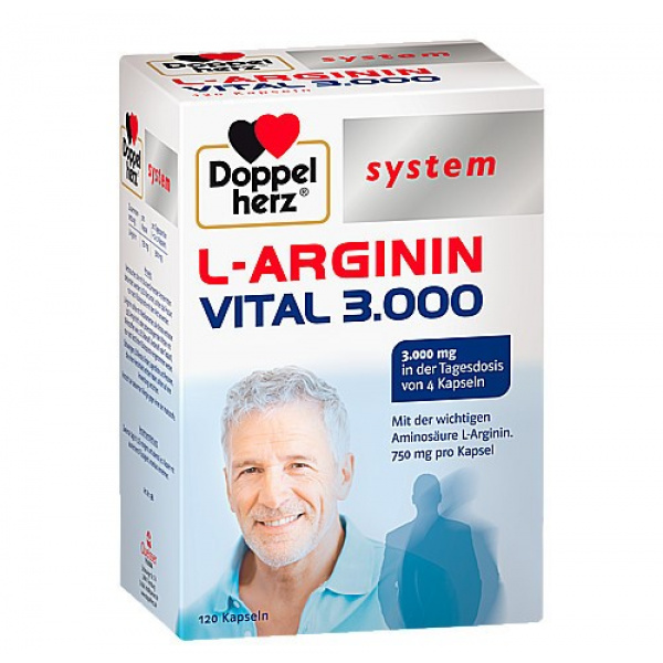 DoppelHerz L-Arginin Vital 3000 - 120pz