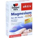 DoppelHerz Magnesium 400 per la notte con olio di lavanda ed estratto di melissa - 30pz