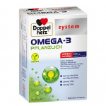 DoppelHerz System Omega 3 di origine vegetale + vitamina D + B12 vegan - 120 capsule