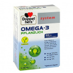 Doppelherz System Omega-3 di origine vegetale + vitamina D + B12  vegan 60 capsule