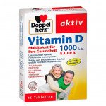 Doppelherz Aktiv Vitamina D 1000 I.U Extra vegetariano - 45 compresse