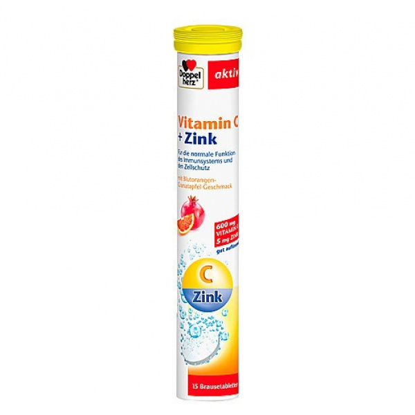 DoppelHerz Vitamina C + Zinco - 15pz