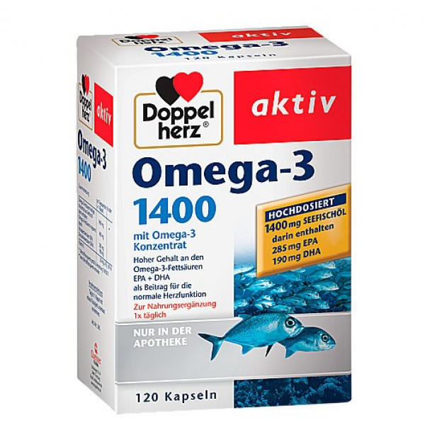 Doppel Herz Omega 3 1400mg confezione da 120 capsule