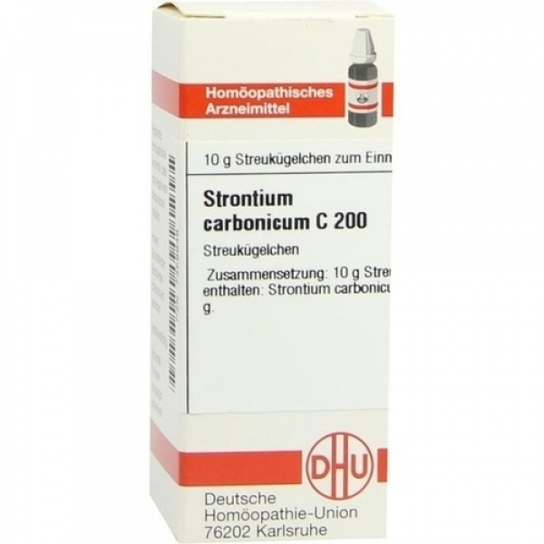 STRONTIUM CARBONICUM C200 GLOBULI 10 G