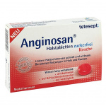 Tetesept Anginosan Gola senza zucchero gusto ciliegia confezione da 20 pastiglie
