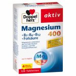 Doppelherz Aktiv Magnesio 400 Magnesio 400 + B1 + B6 + B12 + acido folico 120 compresse- 120pz