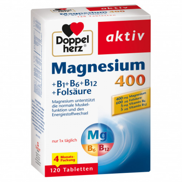 DoppelHerz Magnesium 400 - 120pz