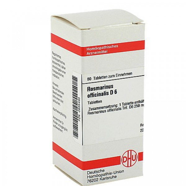 ROSMARINUS OFFICINALIS D6 80 COMPRESSE